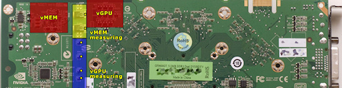 GeForce 9600 GT Voltmods